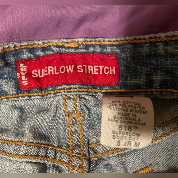 Levi Shorts 518 Juniors/Girls - Picture 2 of 4